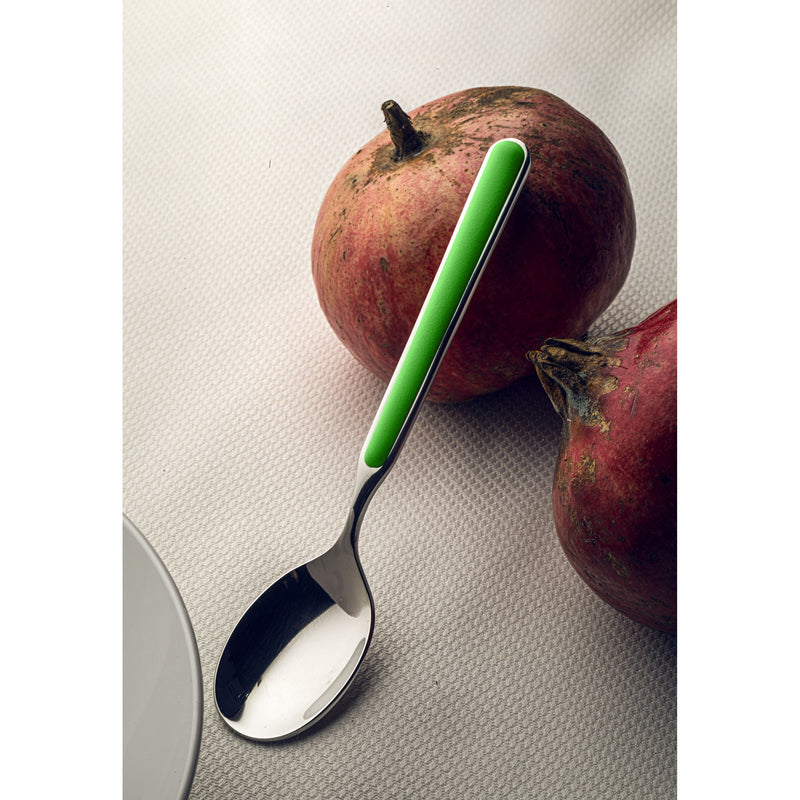 Mepra – Fantasia Apple Green – 4-Piece Coffee Spoon Set – 10A744407 – Image 2