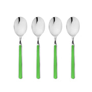 Mepra – Fantasia American Apple Green – 4-Piece Coffee Spoon Set – 10A744426 – Image 1