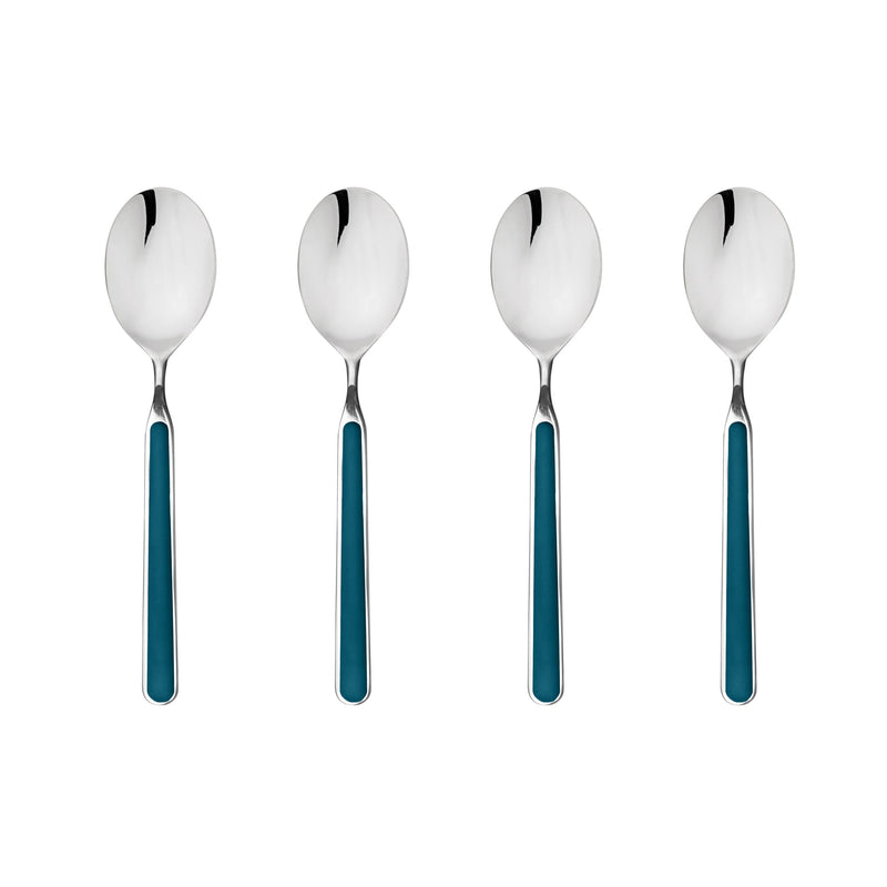 Mepra - Fantasia American Coffee Spoon Set - 4 Pcs. - Blue – MPR-10B644426 – Image 1