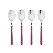 Mepra – Fantasia American Light Mauve – 4-Piece Coffee Spoon Set – 10B744426 – Image 1