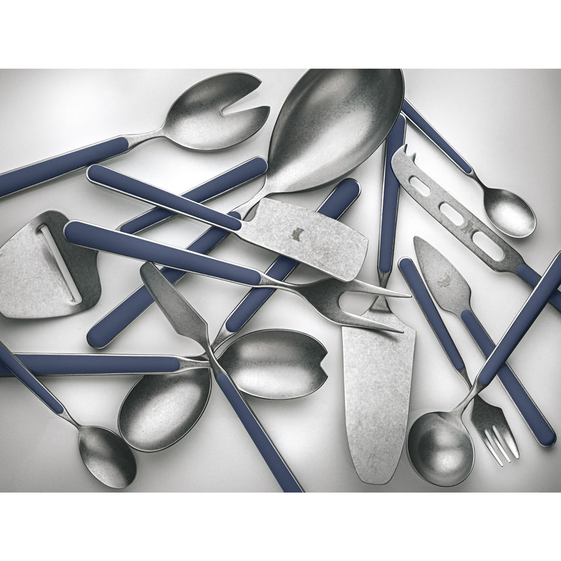 Mepra – Fantasia Pewter Risotto Spoon – Cobalt – 10C61143P – Image 2