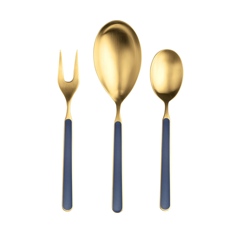 Mepra - Fantasia Ice Gold Serving Set - 3 Pcs. - Cobalt – MPR-10C622003OI