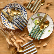 Mepra – Fantasia Ice Gold Cobalt – 20-Piece Flatware Set – 10C622020OI – Image 3