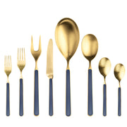 Mepra – Fantasia Ice Gold Cobalt – 43-Piece Flatware Set – 10C622043OI – Image 1