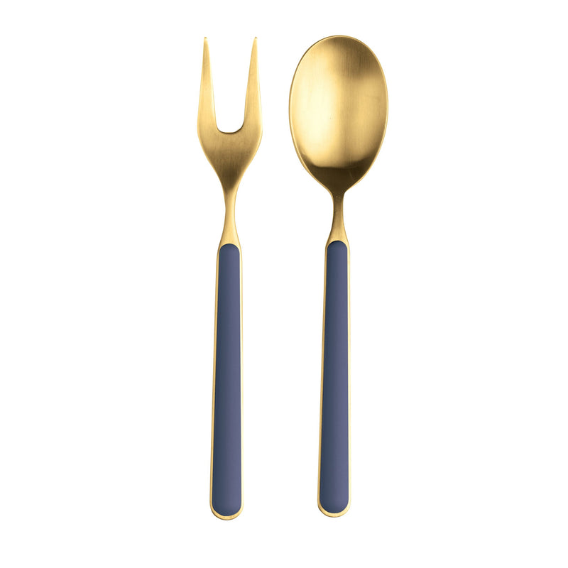 Mepra - Fantasia Ice Gold Serving Set - 2 Pcs. - Cobalt – MPR-10C622110OI