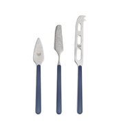 Mepra - Cheese Knives 3Pcs Fantasia Cobalt Pewter – MPR-10C64403P – Image 1