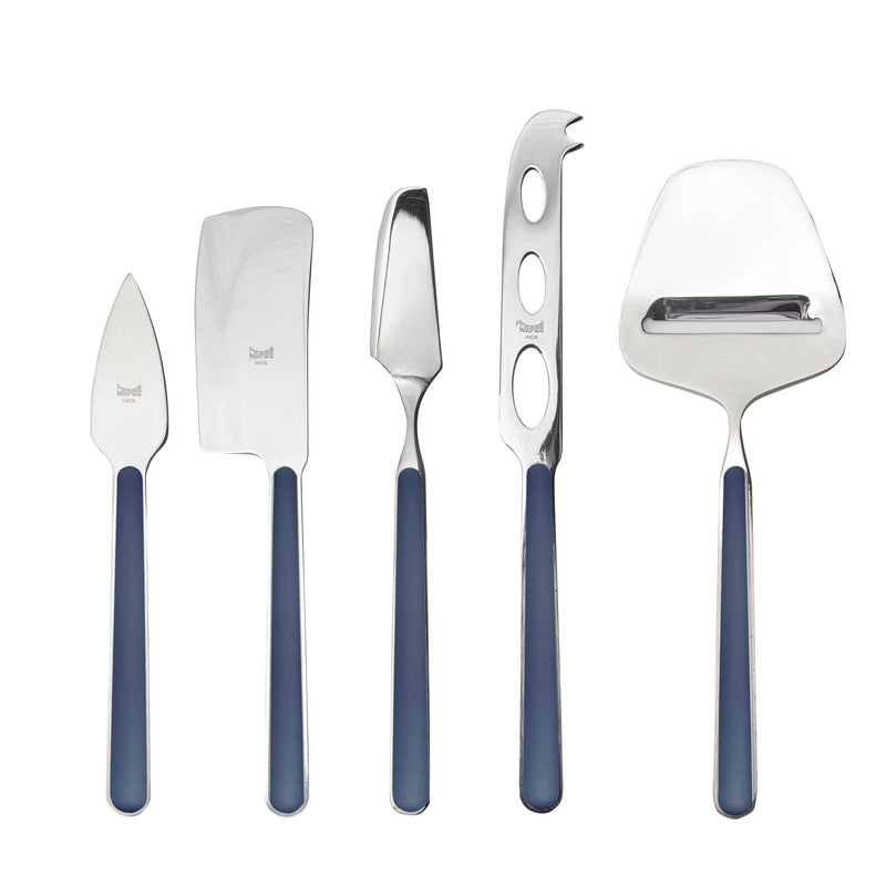 Mepra - Cheese Knife 5Pcs Fantasia Cobalt – MPR-10C64405 – Image 1