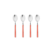 Mepra – Fantasia New Coral – 4-Piece Coffee Spoon Set – 10C744407 – Image 1