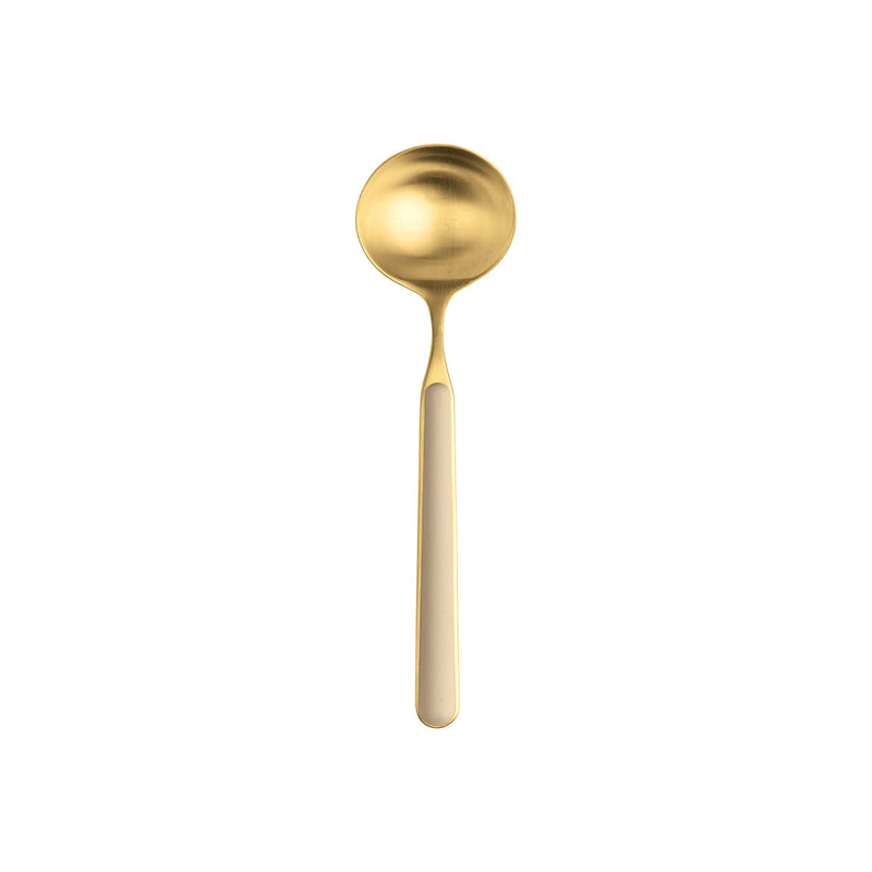 Mepra – Fantasia Ice Gold Gravy Ladle – Sesame – 10D61140OI – Image 1