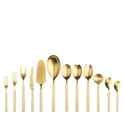 Mepra – Fantasia Ice Gold Sesame – 67-Piece Flatware Set – 10D622067OI – Image 1