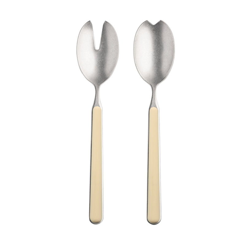Mepra – Fantasia Pewter Salad Sesame – 2-Piece Serving Set – 10D622122P – Image 1