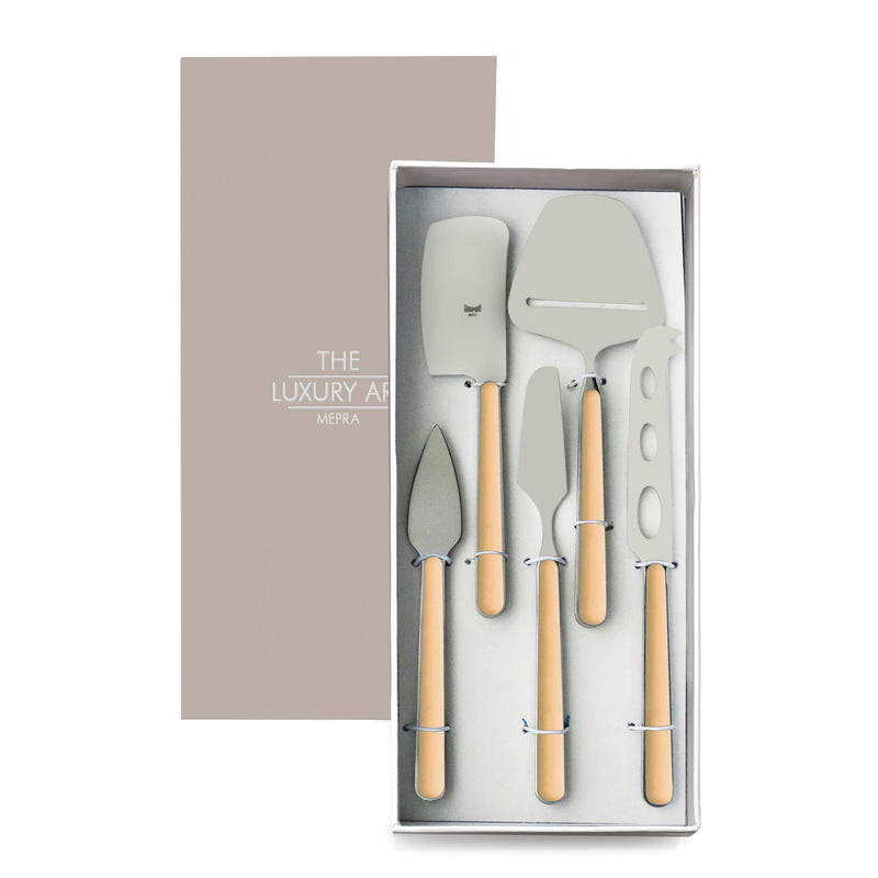 Mepra - Cheese Knives 5Pcs Fantasia Sesame – MPR-10D64405 – Image 2