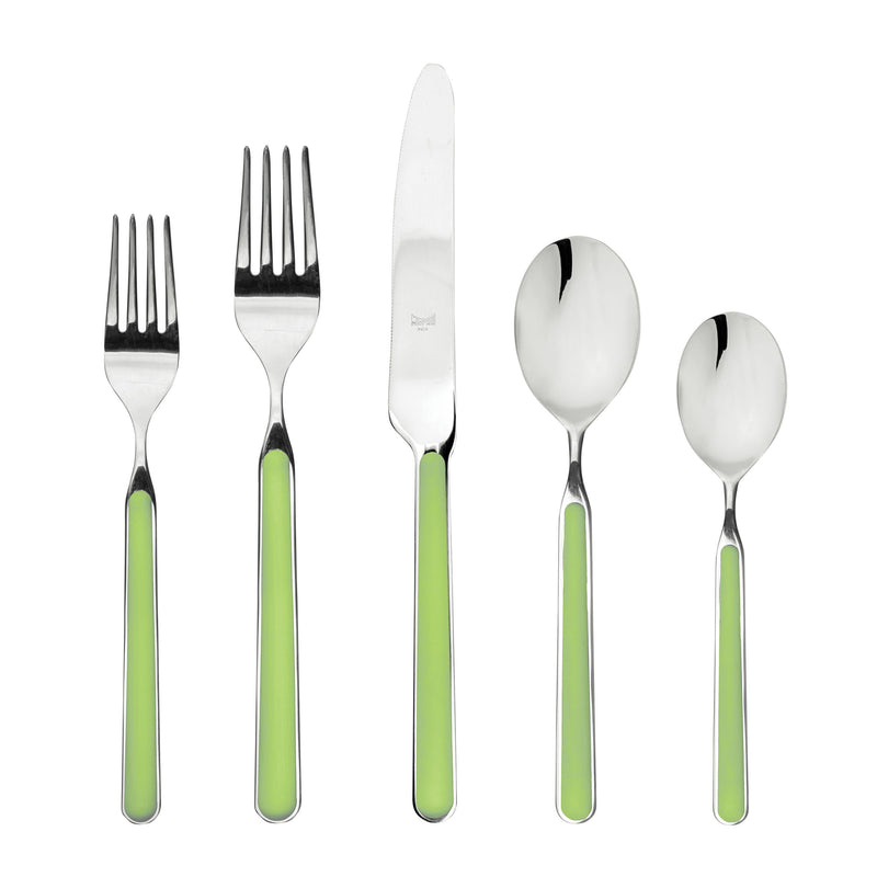 Mepra - Fantasia Flatware Set - 20 Pcs. - Acid Green – MPR-10E622020 – Image 1