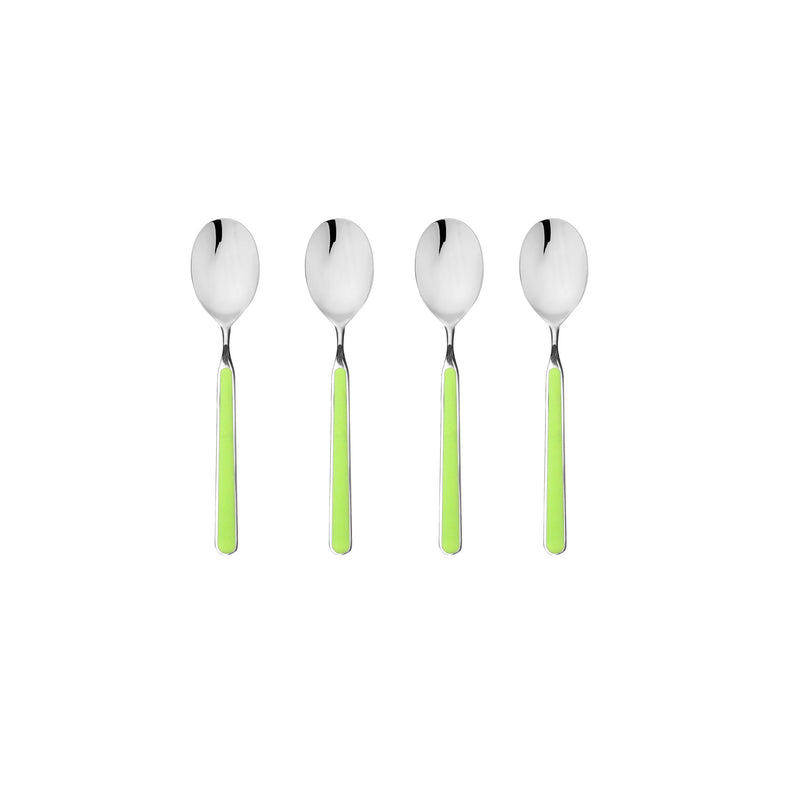Mepra - Fantasia Coffee Spoon Set - 4 Pcs. - Acid Green – MPR-10E644407 – Image 1