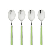 Mepra – Fantasia American Acid Green – 4-Piece Coffee Spoon Set – 10E644426 – Image 1