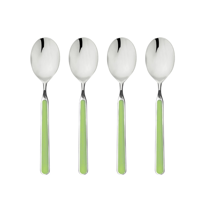 Mepra – Fantasia American Acid Green – 4-Piece Coffee Spoon Set – 10E644426 – Image 1
