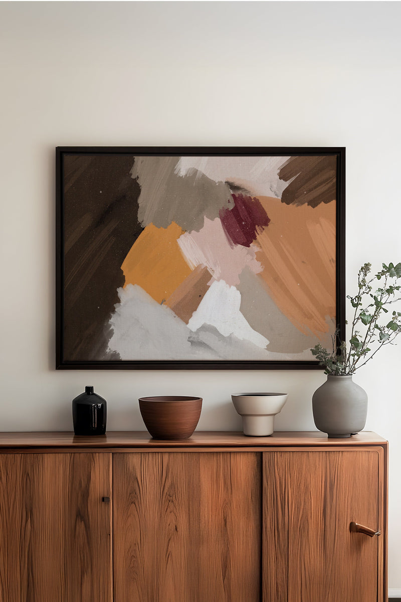 ÉLAN CRÉATIF, Oeuvre sur toile étirée