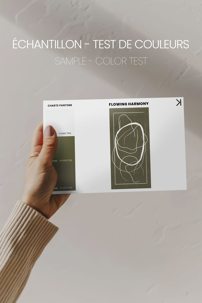 FLOWING HARMONY, Oeuvre sur toile étirée