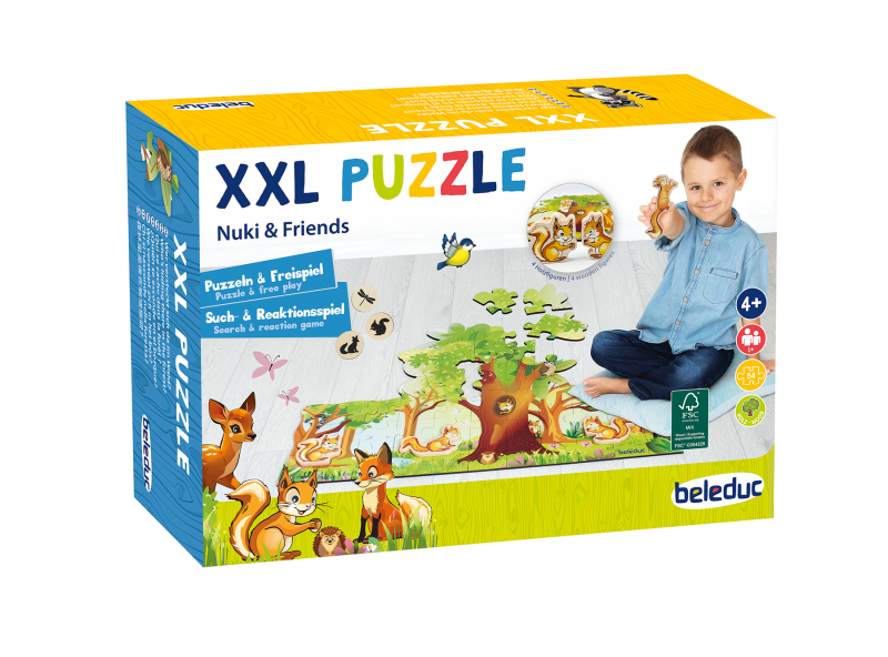 Beleduc - XXL PUZZLE NUKI & FRIENDS