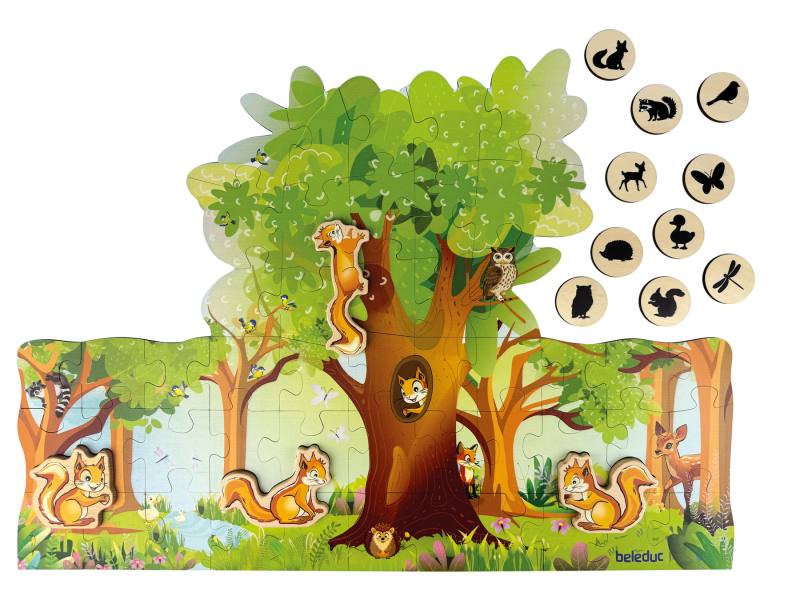 Beleduc - XXL PUZZLE NUKI & FRIENDS