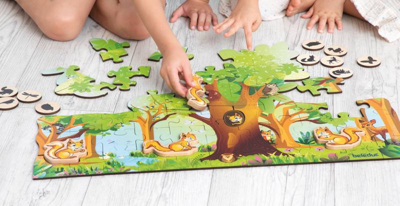 Beleduc - XXL PUZZLE NUKI & FRIENDS