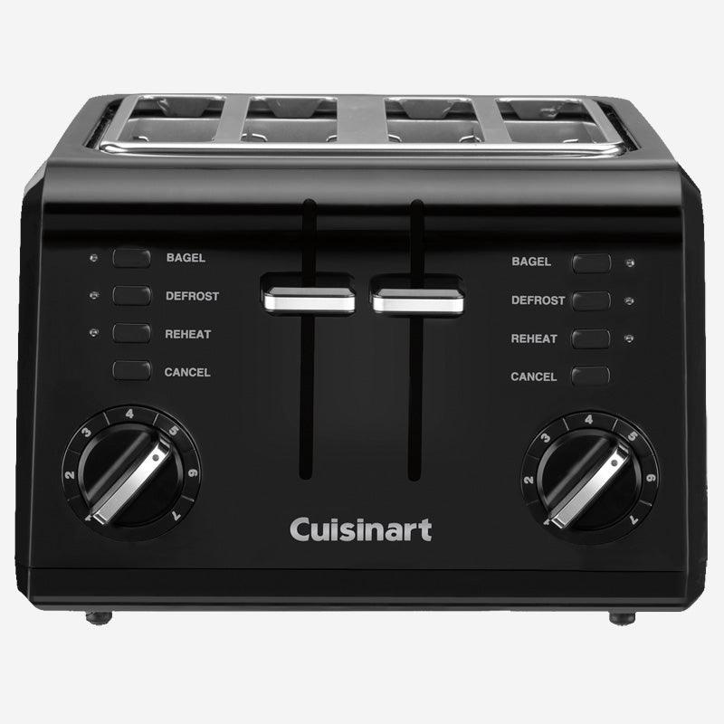 Cuisinart - 4-Slice Compact Toaster - Black