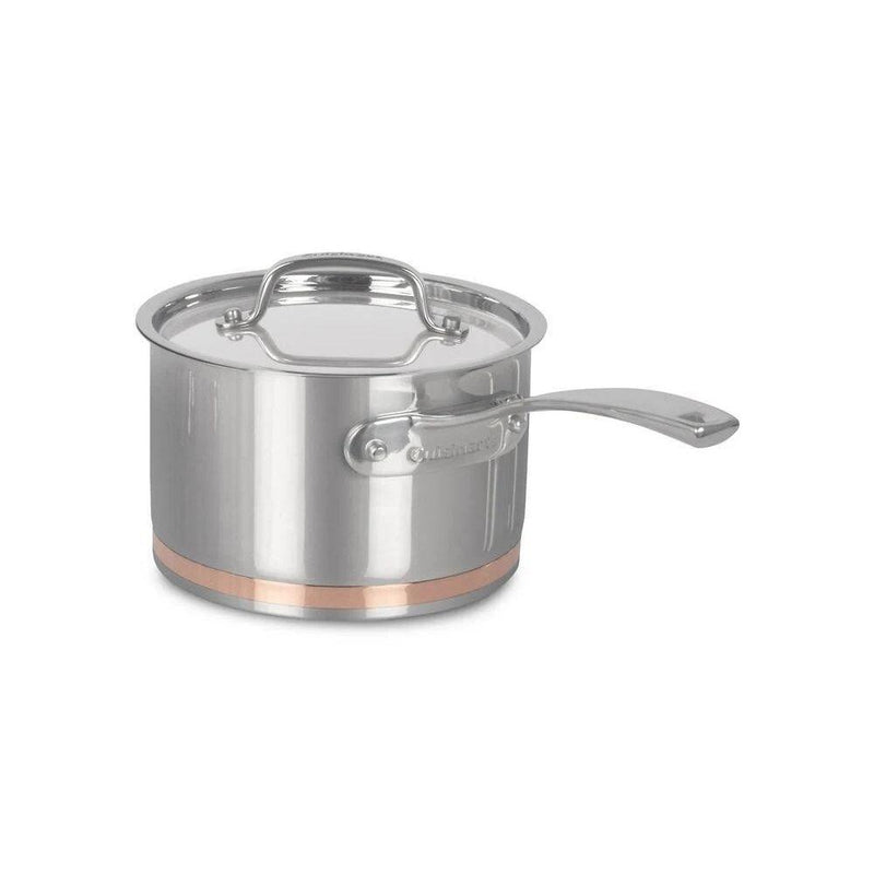 Cuisinart - Copper Band Saucepan With Cover 2QT
