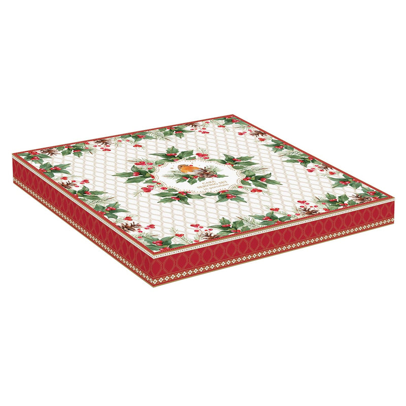 Easy Life - CHRISTMAS BERRIES - Cake Plate with Server | 32 cm / 12.6 in