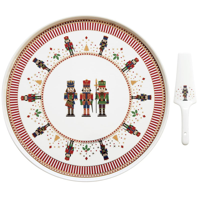 Easy Life - NUTCRACKER - Cake Plate with Server | 32 cm / 12.6 in