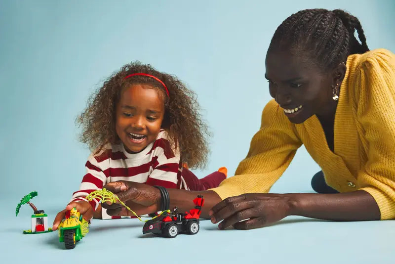 LEGO - 11198 - MARVEL - Spin and Electro Dinosaur Vehicle Chase - 124pcs