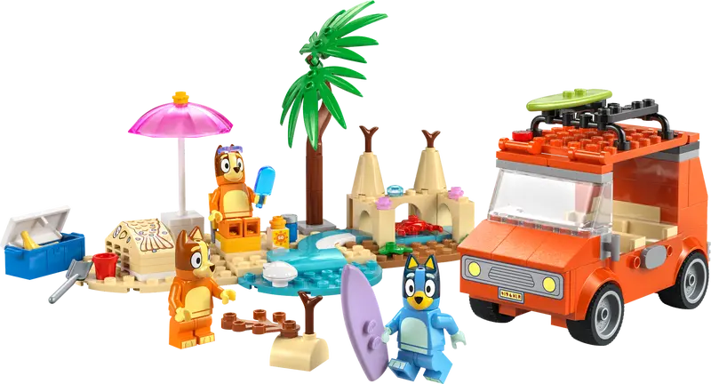 LEGO - 11202 - BLUEY - Bluey's Beach & Family Car Trip - 133pcs