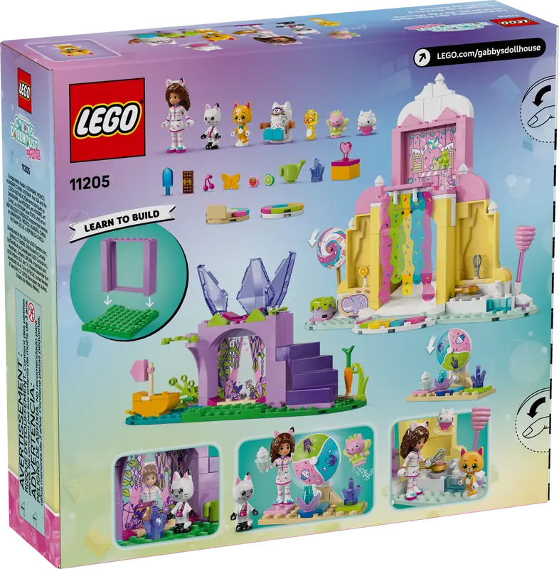 LEGO - 11205 - GABBY's DOLLHOUSE - Sweet Treat Mountain & Kitty Garden - 263pcs