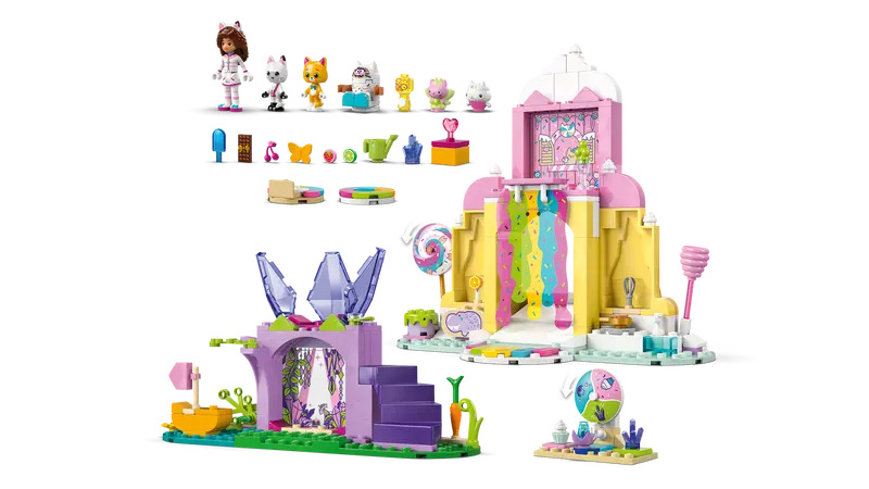 LEGO - 11205 - GABBY's DOLLHOUSE - Sweet Treat Mountain & Kitty Garden - 263pcs