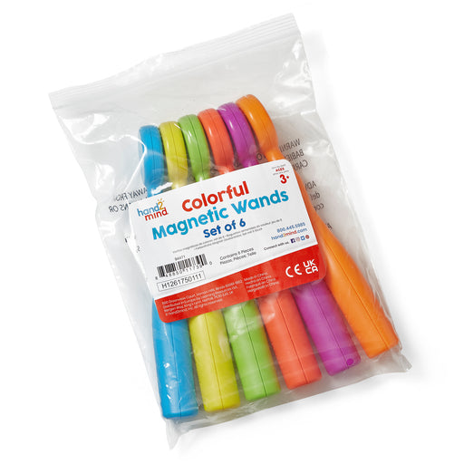 Hand 2 Mind - Colorful Magnetic Wands (Set of 6)