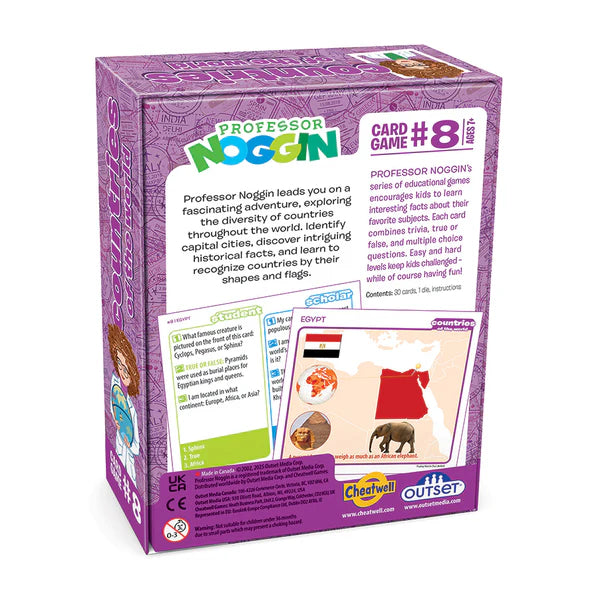 Outset Media - Professor Noggin's (Countries of The World Card Game)