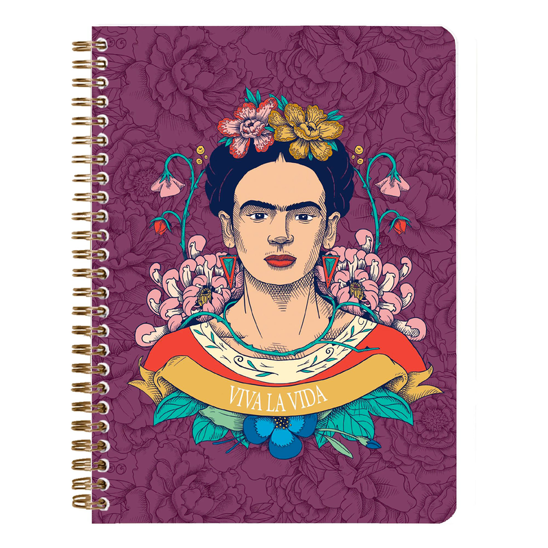 Clairefontaine Frida Kahlo Notebook – A5 Wirebound – 148 Pages, assorted design