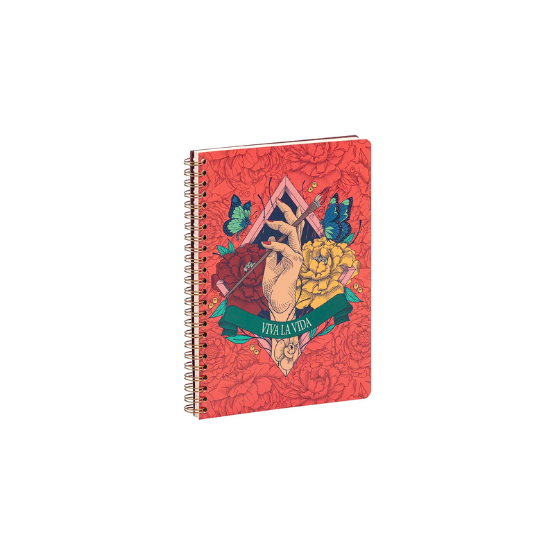 Clairefontaine Frida Kahlo Notebook – A5 Wirebound – 148 Pages, assorted design