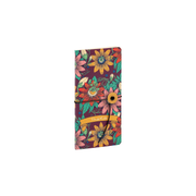 Slim Notebook Frida Kahlo blanc assorted 80 pages (3.5 x 7 in)