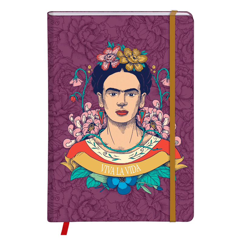 Clairefontaine Frida Kahlo Notebook – A5 hardcover, 160 pages, assorted design