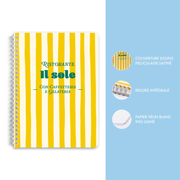 Clairefontaine Dolce Amore Notebook – A5 Wirebound / 148 Pages, assorted design