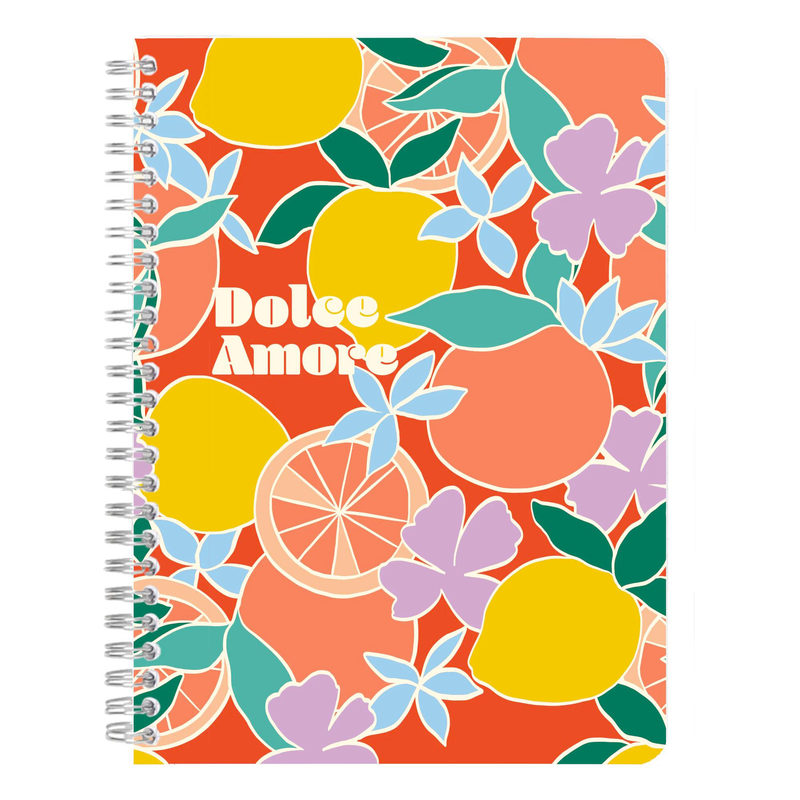 Clairefontaine Dolce Amore Notebook – A5 Wirebound / 148 Pages, assorted design