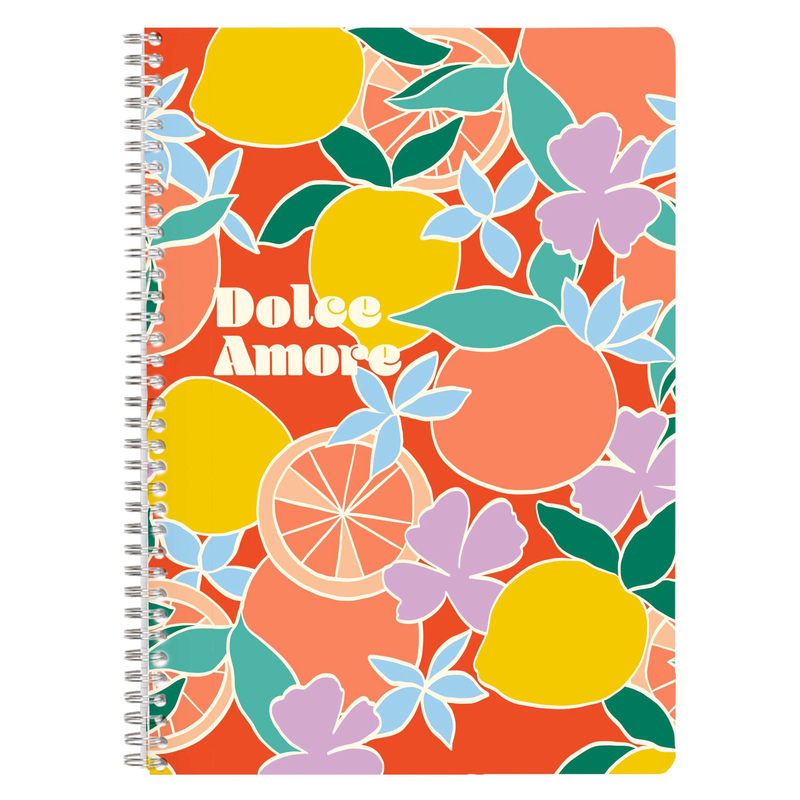 Lined Notebook Dolce Amore assorted wirebound 148 pages A4 (8.25 x 11.75 in)