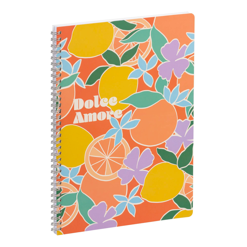 Lined Notebook Dolce Amore assorted wirebound 148 pages A4 (8.25 x 11.75 in)