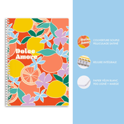 Lined Notebook Dolce Amore assorted wirebound 148 pages A4 (8.25 x 11.75 in)