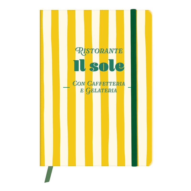 Notebook Dolce Amore blanc assorted, bookmark, elastic, 128 pages A6 (4.1 x 5.8 in)