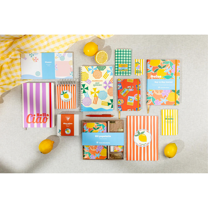 Notebook Dolce Amore blanc assorted, bookmark, elastic, 128 pages A6 (4.1 x 5.8 in)