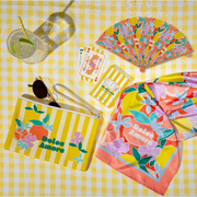 Pencil Case Dolce Amore cotton (8.6 x 6.3 in)