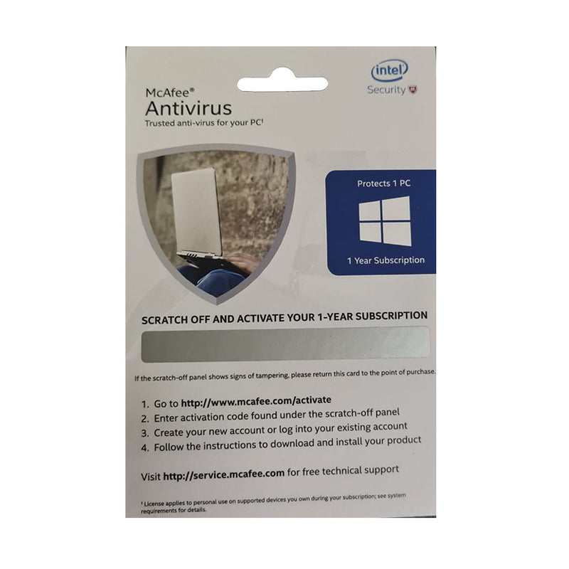 McAfee - Antivirus 1 - User 1 - Year PKC PC