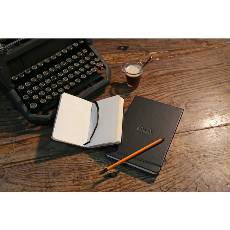 Clairefontaine - Hardcover notebook Blank Black 192 pages (3.5x5.5in)