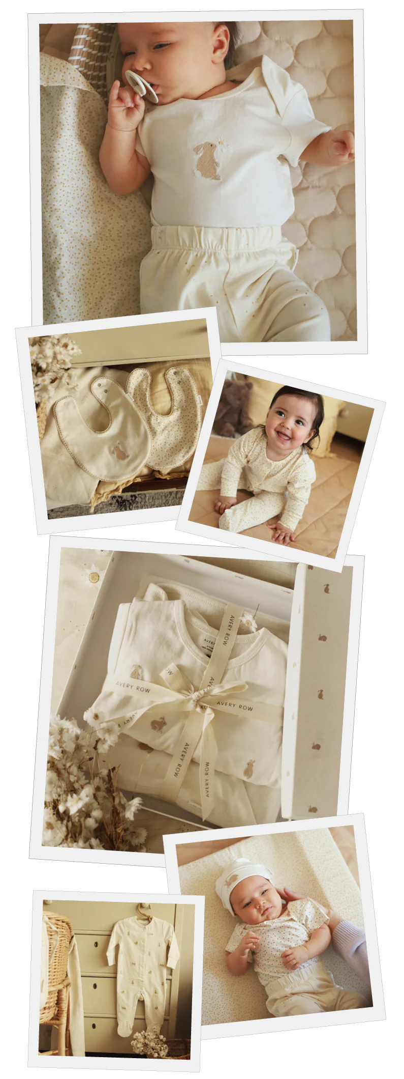 Avery Row - Embroidered Jersey Bodysuit - Bunny